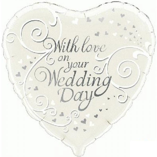 With Love On Your Wedding Day - O18"/45cm
