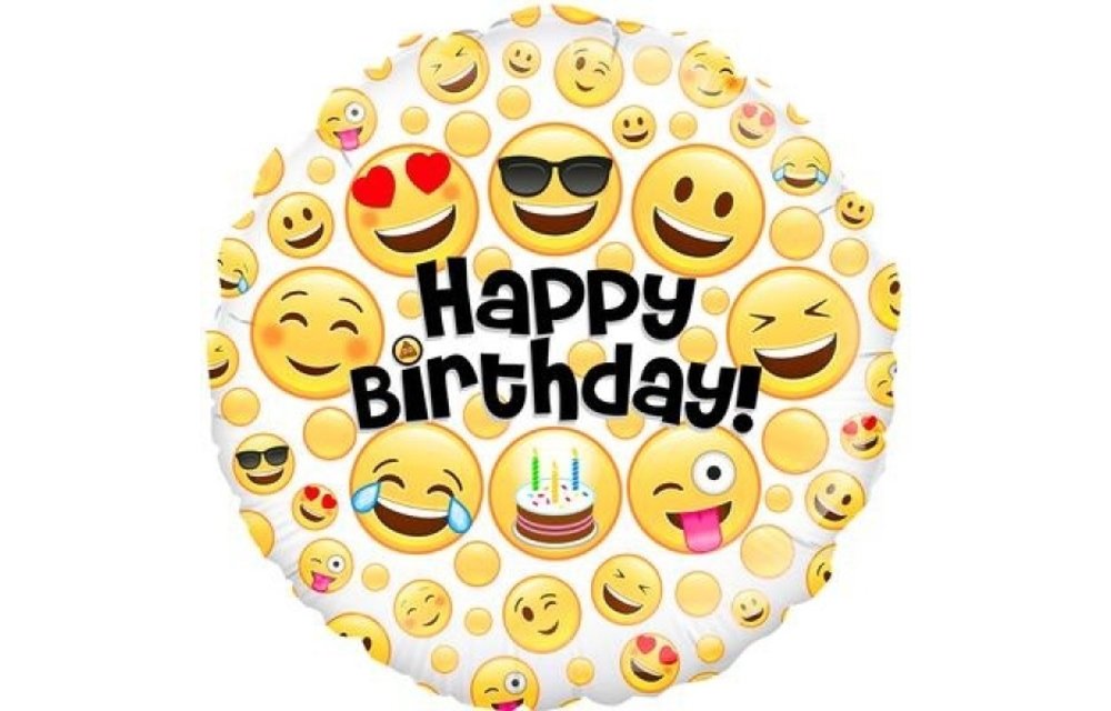 Emoji Birthday - 18 inch - Oaktree
