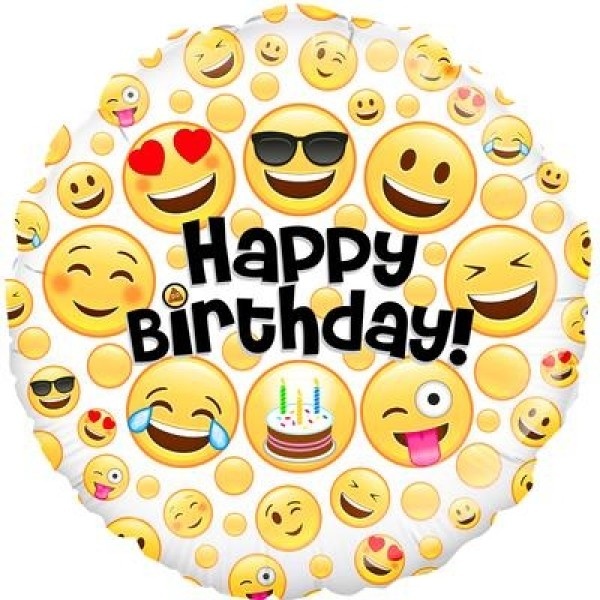 Emoji Birthday - 18 inch - Oaktree