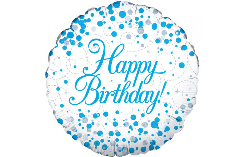 Sparkling Fizz - Birthday - Blue - 18 inch - Oaktree