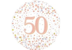 Sparkling Fizz - 50 - White/Rose Gold - 18 inch - Oaktree