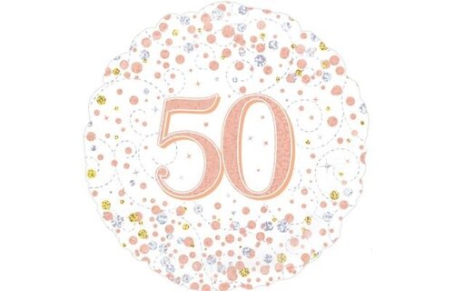 Sparkling Fizz - 50 - White/Rose Gold - 18 inch - Oaktree