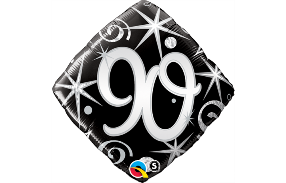 SALE > Square 90 Elegant Sparkles & Swirls - 18 inch - Qualatex