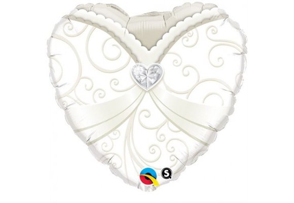 HEART - Wedding Gown - Q18"/45cm