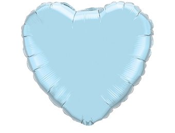 Heart - Pearl Light Blue Q18"/45 cm