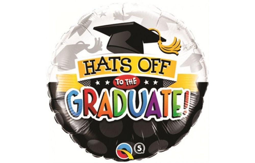 Hats Off To The Graduate - 18 inch - Qualatex