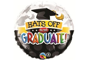 Hats Off To The Graduate - 18 inch - Qualatex