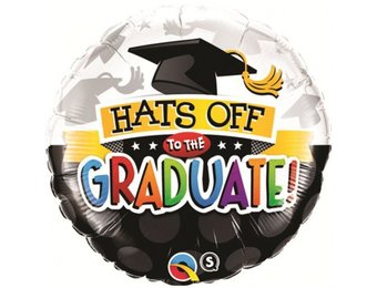 Hats Off To The Graduate - Q18"/45cm