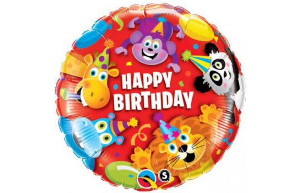 Birthday - Party Animals - 18 inch - Qualatex