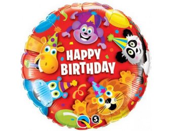 Birthday Party Animals - Q18"/45cm