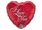 HRT I Love You Red Rose - Q18"/45 cm