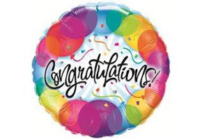 Congratulations Balloons - 18 inch - Qualatex