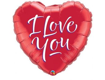HRT I Love You Script Modern - Q18"/45cm