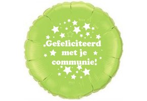 Communie Stars - Lime Green - Q18"/45cm