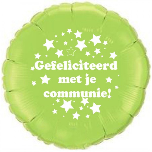 Communie Stars - Lime Green - Q18"/45cm