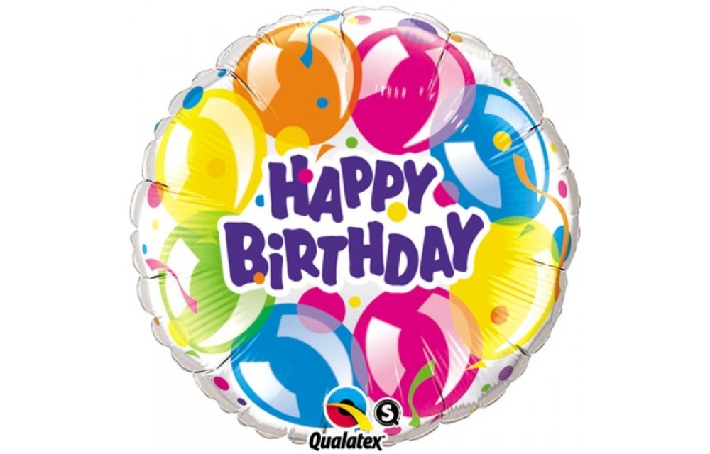 Birthday Sparkling Balloons - 18 inch - Qualatex