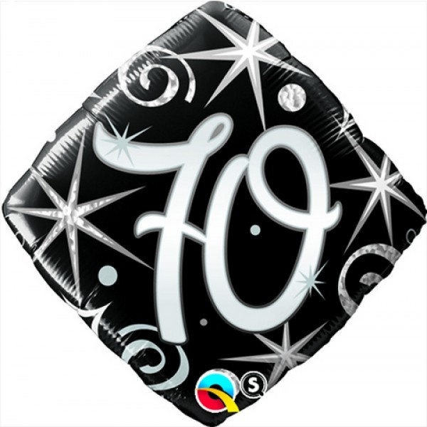 SALE > Square 70 Elegant Sparkles & Swirls - Q18"/45cm