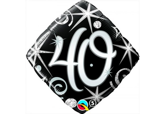 SALE > Square - Elegant Sparkles & Swirls - 40 - Q18"/45cm