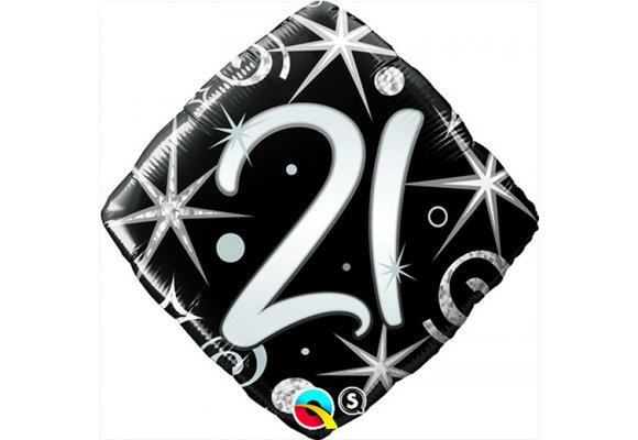 SALE > Square - Elegant Sparkles & Swirls - 21 - Q18"/45cm