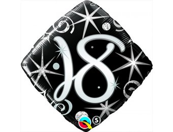 SALE > Square - Elegant Sparkles & Swirls - 18 - Q18"/45cm