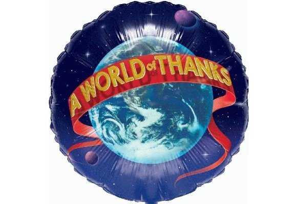 SALE > World of Thanks - O18"/45cm