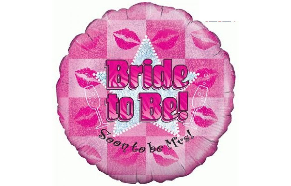 Bride to Be!! Holographic - 18 inch - Oaktree.