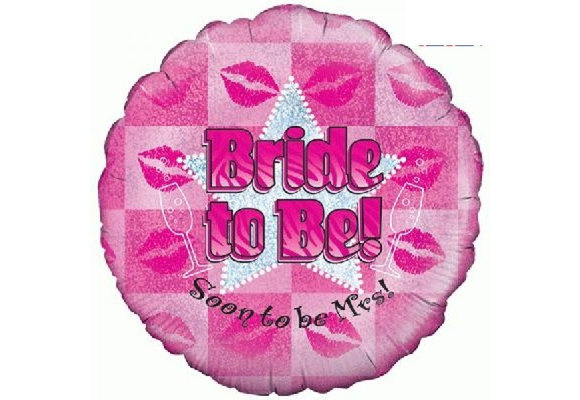 Bride to Be!! Holographic - O18"/45cm