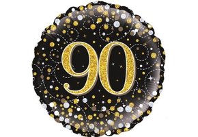 SALE > Sparkling Fizz - 90 - Black/Gold - 18 inch - Oaktree.