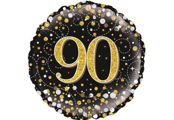 SALE > Sparkling Fizz - 90 - Black/Gold - 18 inch - Oaktree.