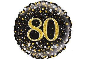 Sparkling Fizz - 80 - Black/Gold - O18"/45cm