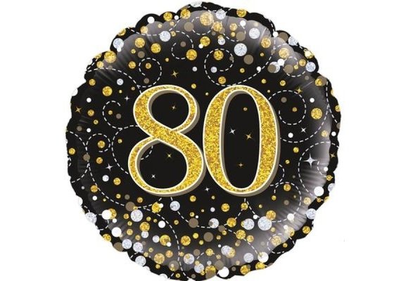 Sparkling Fizz - 80 - Black/Gold - 18 inch - Oaktree