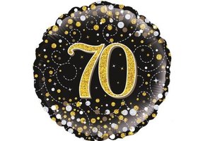 Sparkling Fizz - 70 - Black/Gold - O18"/45cm