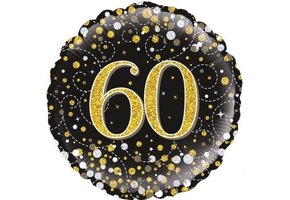 Sparkling Fizz - 60 - Black/Gold - O18"/45cm