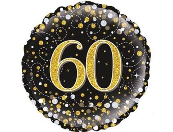 Sparkling Fizz - 60 - Black/Gold - O18"/45cm