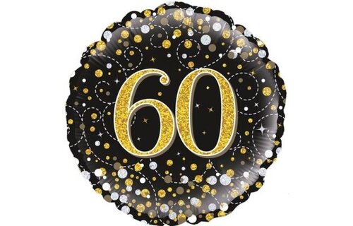 Sparkling Fizz - 60 - Black/Gold - O18"/45cm