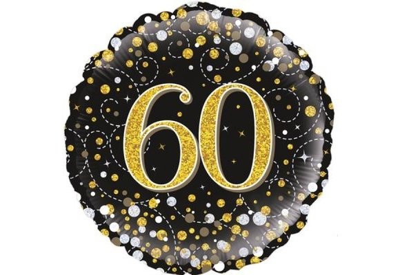 Sparkling Fizz - 60 - Black/Gold - 18 inch - Oaktree