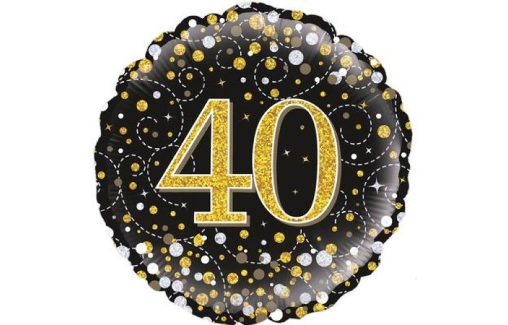 Sparkling Fizz - 40 - Black/Gold - 18 inch - Oaktree