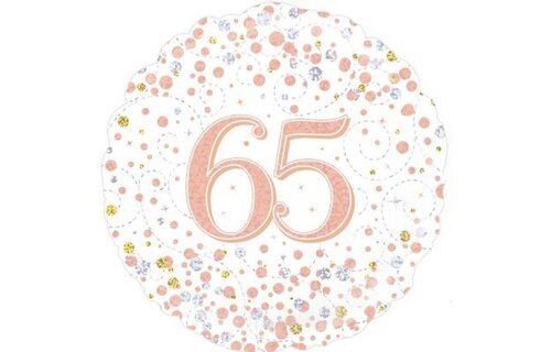 Sparkling Fizz - 65 - White/Rose Gold - 18 inch - Oaktree