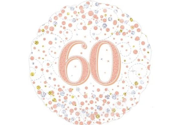 Sparkling Fizz - 60 - White/Rose Gold - 18 inch - Oaktree