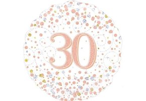 Sparkling Fizz - 30 - White/Rose Gold - 18 inch - Oaktree