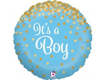 It's A Boy Glittering Holographic - O18"/45cm