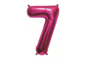 SALE > Cijfer Mini Magenta 7 - 16 inch