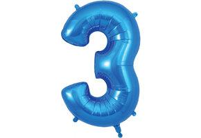 Cijfer Blue 3 - O34"