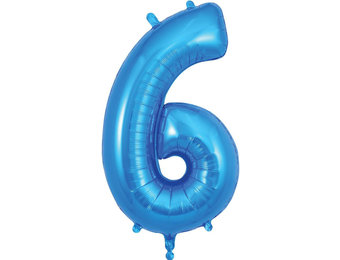 Cijfer Blue 6 - O34"