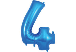 Cijfer Blue 4 - O34"