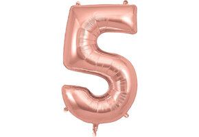 Cijfer Rose Gold - 5 - Oaktree 34 inch