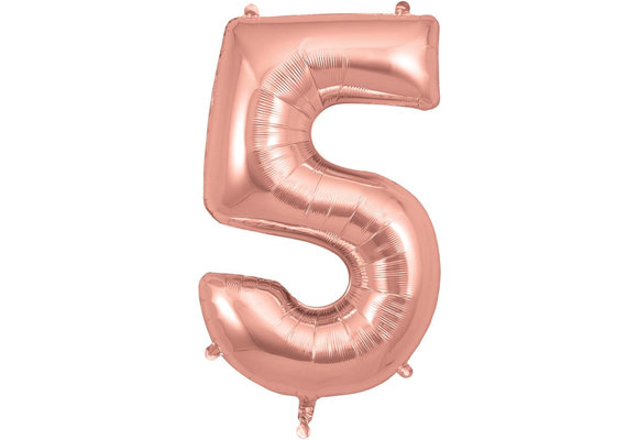 Cijfer Rose Gold - 5 - Oaktree 34 inch