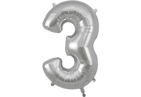 Cijfer Silver 3 - O34"