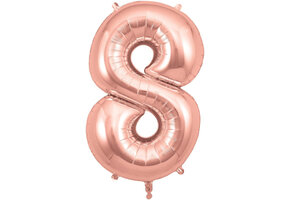 Cijfer Rose Gold - 8 - Oaktree 34 inch