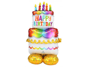 Airloonz - Birthday Cake - A68 x 134 cm